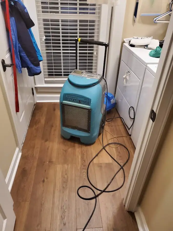 Commercial dehumidifier deployed for Flood Damage Cleanup in Indian Wells